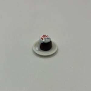 ZR186 - Christmas pudding with brandy cream