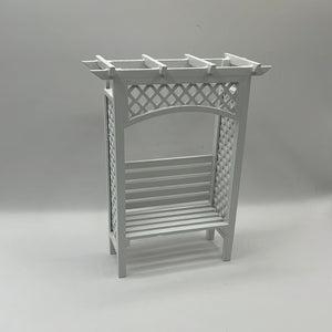 DF1145 - White arbour bench