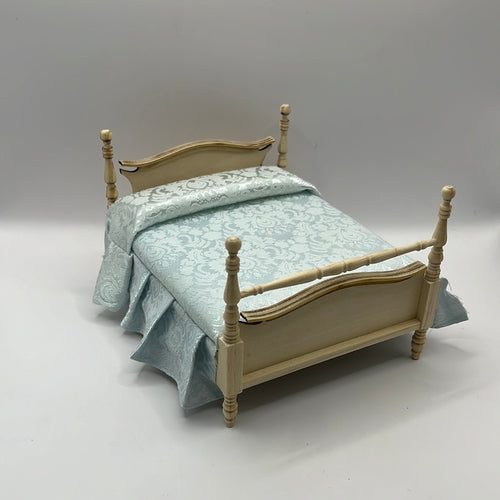 BEF216 - French style bare wood double bed