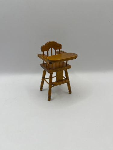 NUR009 - Teak high chair
