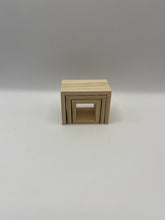 Load image into Gallery viewer, BEF182 - Bare wood modern nest of tables