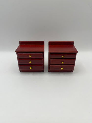 AB040 - Mahogany bedside cabinets