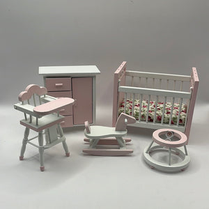 DF1538 - Pink and white nursery set