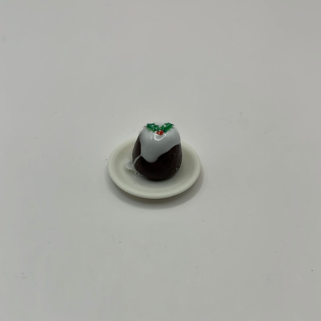ZR179 - Christmas pudding with brandy cream