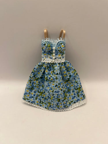 YD121 - Ladies blue dress