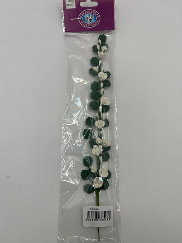D866D - Climbing white roses