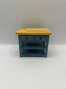 9294 - Contemporary small blue sideboard
