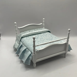 9308 - French style white double bed