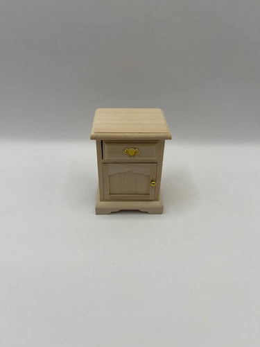 BEF114 - Bare wood nightstand
