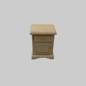 BEF114 - Bare wood nightstand