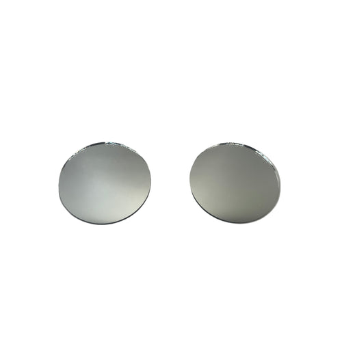 5311 - 2 round mirrors, 5cm diameter