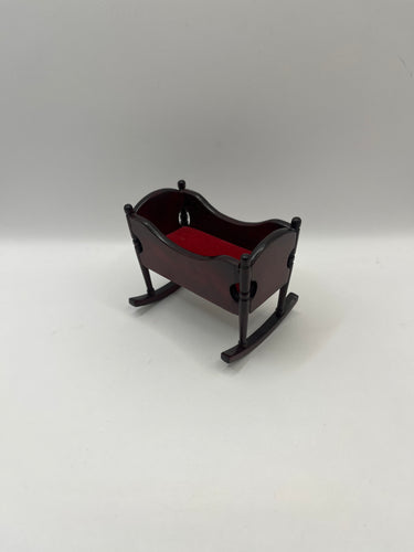 NUR038 - Mahogany rocking crib