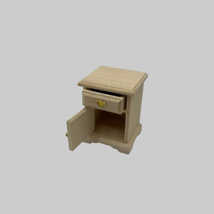 BEF114 - Bare wood nightstand