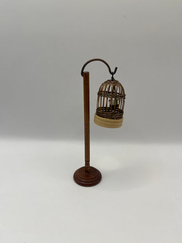 DEC160 - Wooden bird cage on stand