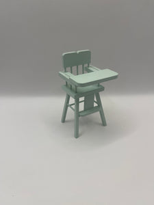 NUR042 - Turquoise high chair