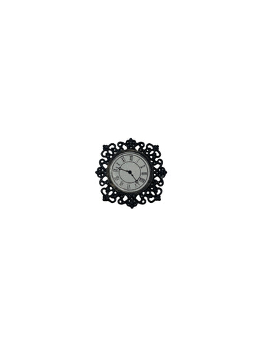 Black fancy wall clock