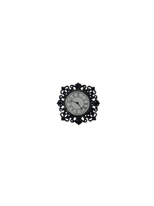 Black fancy wall clock
