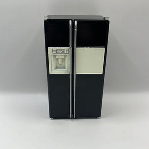 DF1007 - American deluxe black fridge freezer