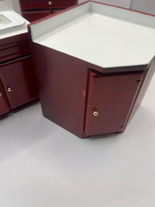 KIT016 - Mahogany corner kitchen