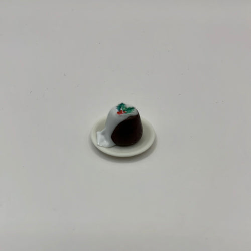 ZR177 - Christmas pudding with brandy cream