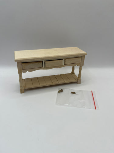 BEF001 - Bare wood serving table