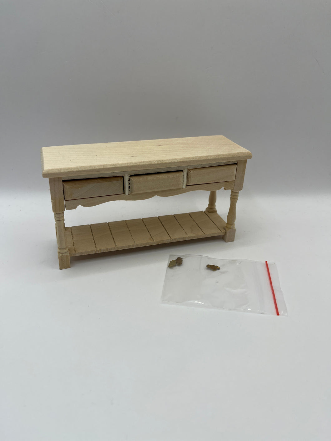 BEF001 - Bare wood serving table