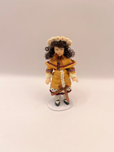 DOL014 - Girl in orange dress