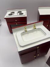 Load image into Gallery viewer, KIT016 - Mahogany corner kitchen