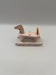 NUR020 - Pink decorative rocking horse