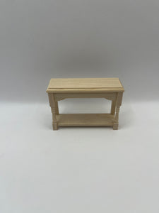 BEF108 - Bare wood hall side table