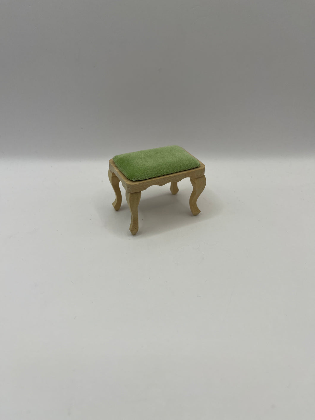 BEF074 - Bare wood upholstered stool