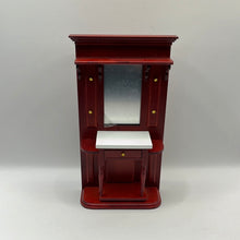 Load image into Gallery viewer, DEC141 - Mahogany hall stand with mirror