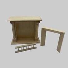 Load image into Gallery viewer, Bare wood fireplace