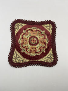 DEC088 - Burgundy shaped rug