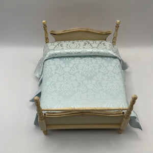 BEF216 - French style bare wood double bed