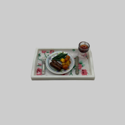 ZR192 - Dinner and drink on tray