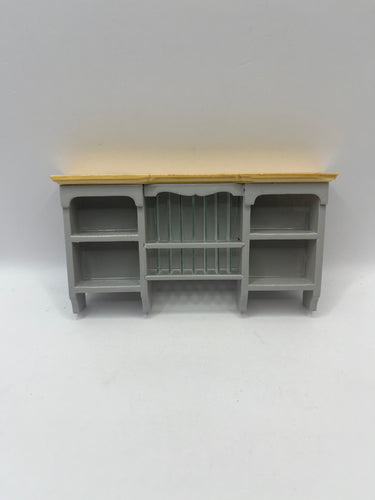 9341 - Contemporary grey wall shelf