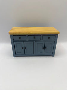 9298 - Contemporary large blue sideboard