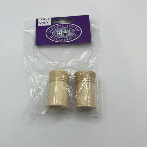 ACC001 - Pair of 24mm wooden chimney pots