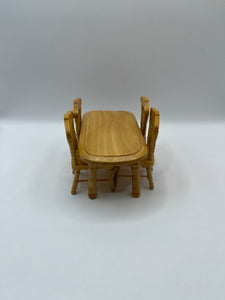 DIN004 - Pine table & chairs