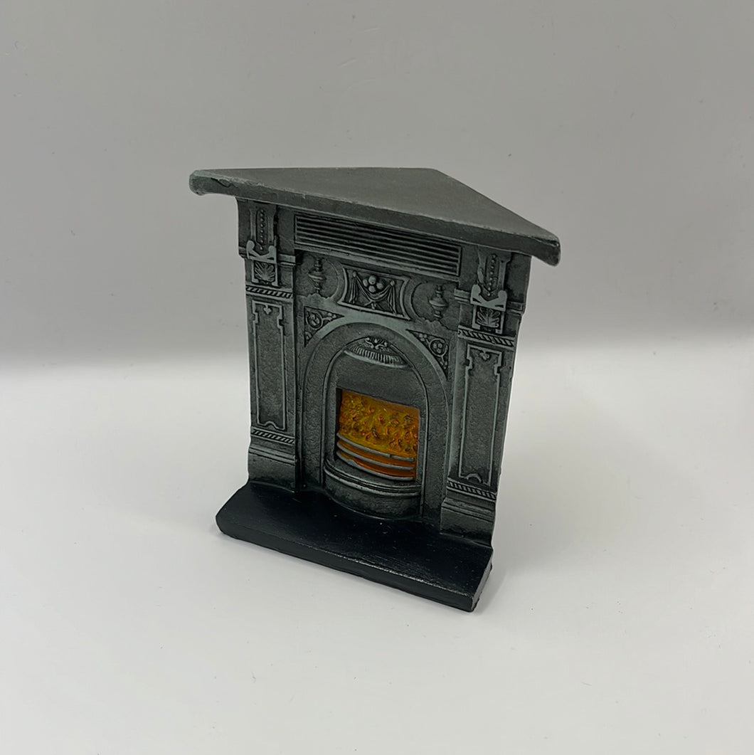 DEC116 - Black corner fireplace