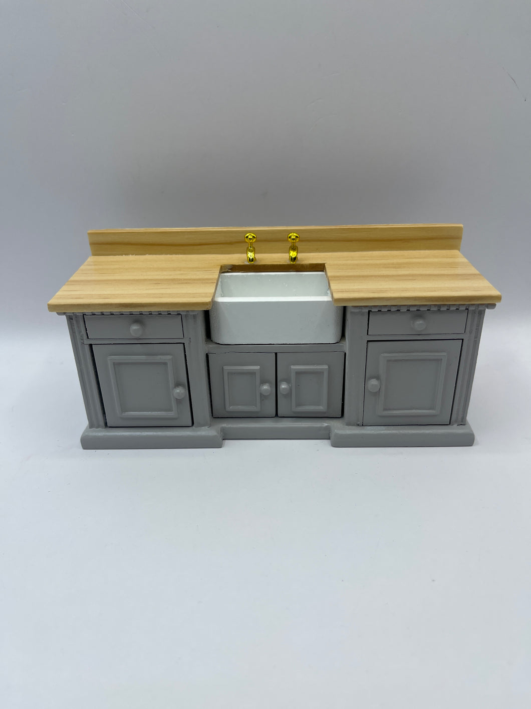 9335 - Contemporary grey Belfast sink unit