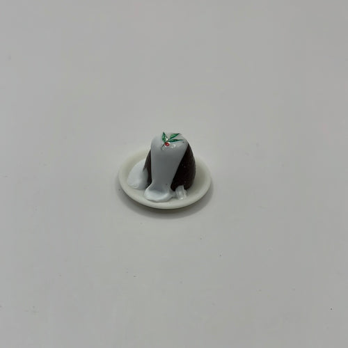 ZR180 - Christmas pudding with brandy cream